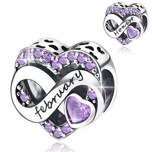 Pandora February Heart Charm